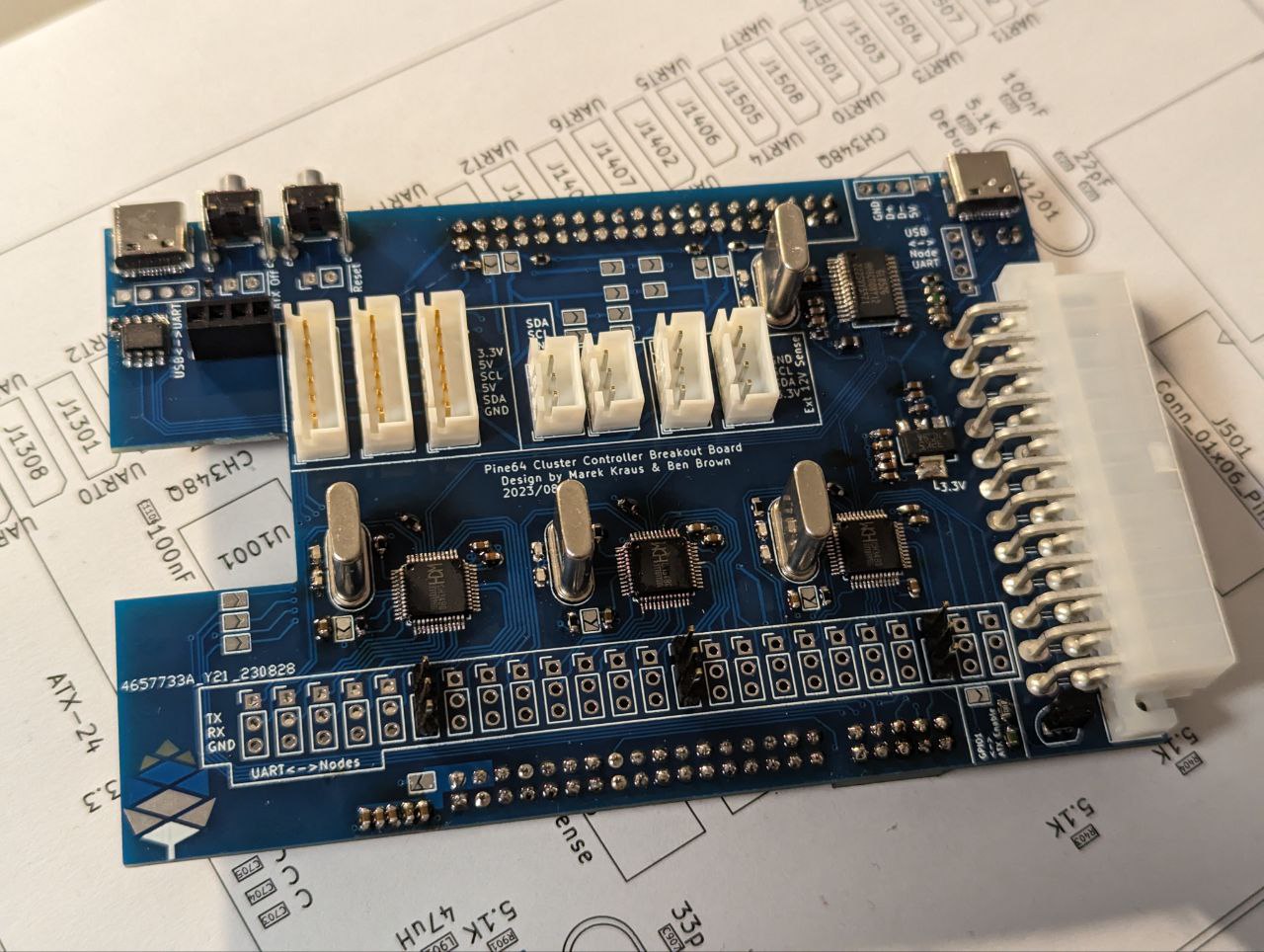 Assembled daughterboard