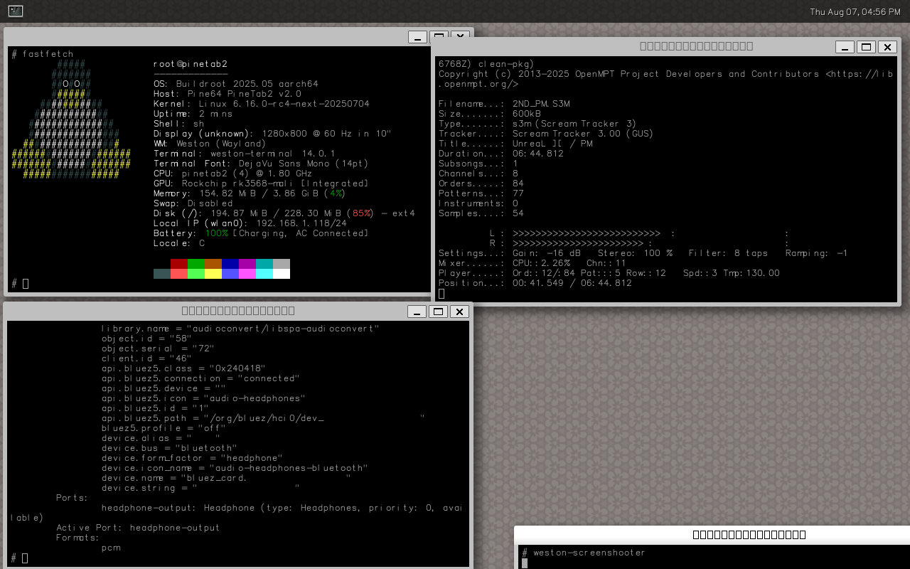 PineTab2 Buildroot build