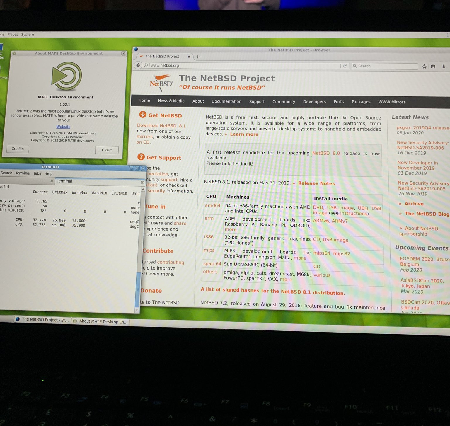 NetBSD via Jared McNeil @jmcwhatever Twitter