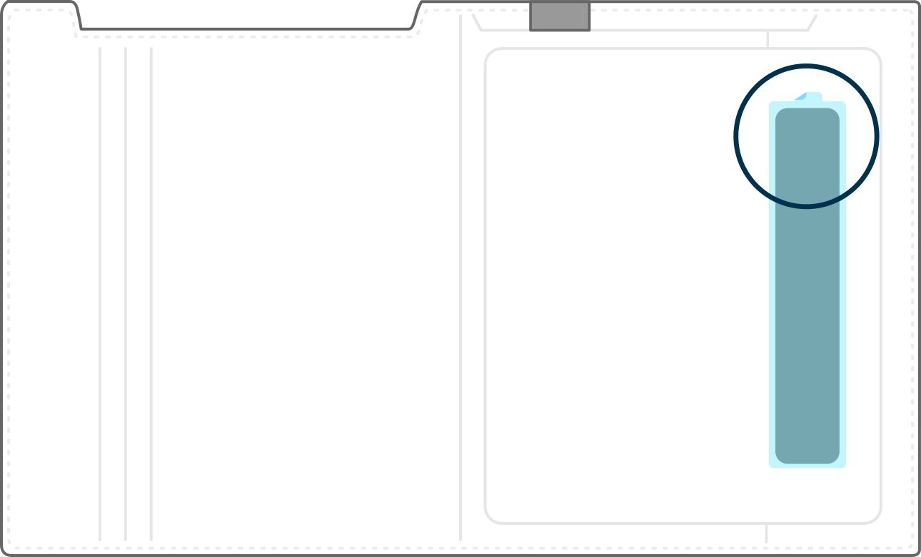 Step 1: Remove the protective plastic from the adhesive strip