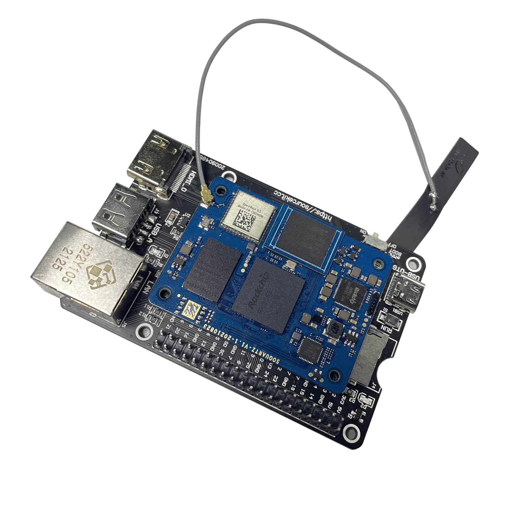 SOQuartz with DF Robot CM4 Carrier Board