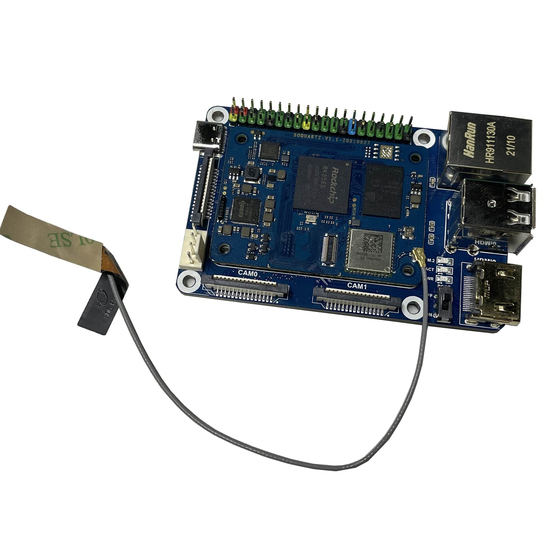 SOQuartz with Waveshare CM4 Carrier Board