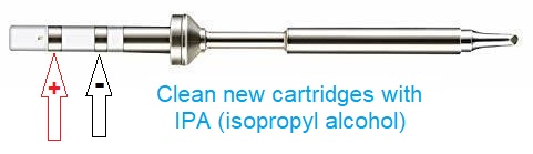 Clean contacts with IPA